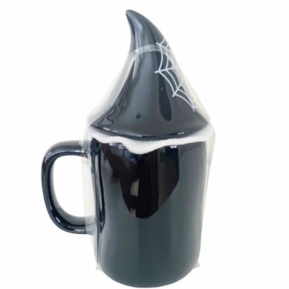 NEW Rae Dunn CAUGHT IN YOUR WEB Mug with Topper - Picture 2 of 3